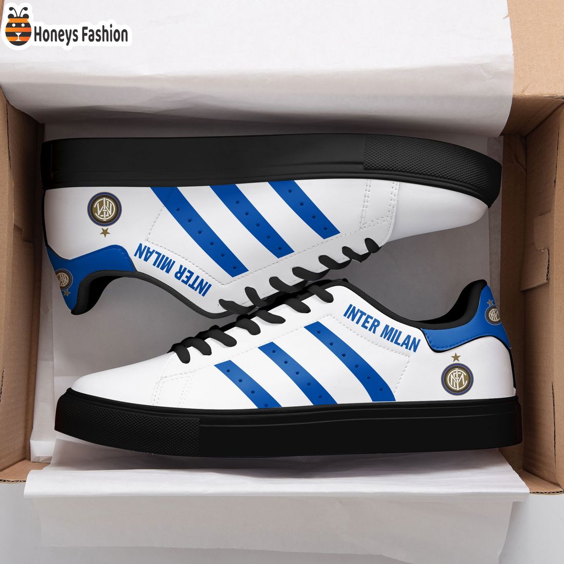 Inter Milan Adidas Stan Smith Trainers