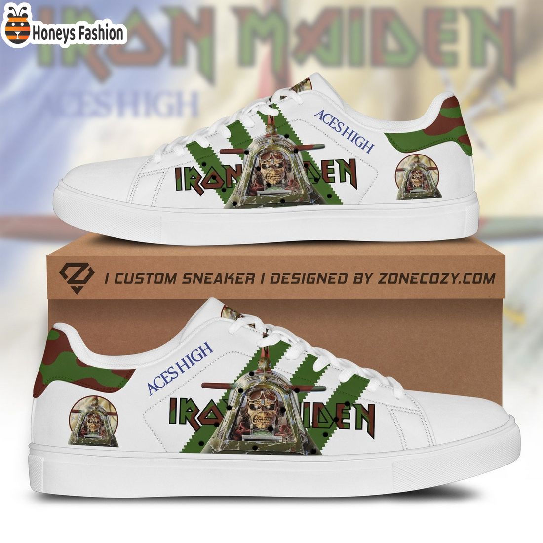 Iron Maiden aces high stan smith adidas shoes