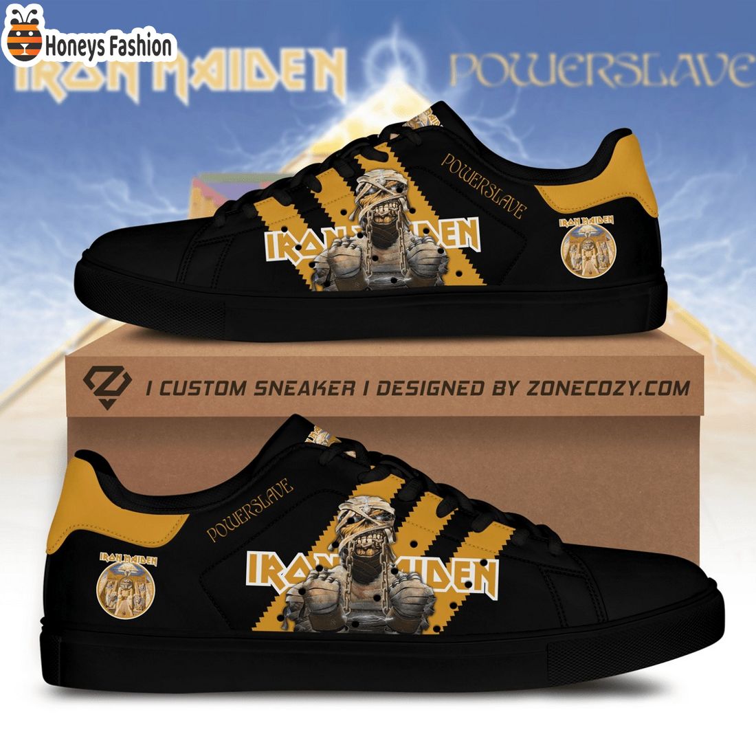 Iron Maiden powerslave stan smith adidas shoes