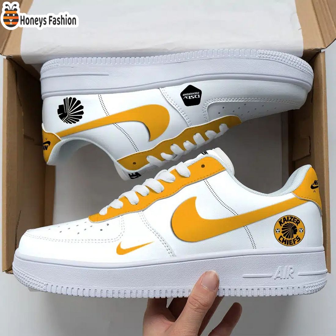Kaizer Chiefs Air Force Custom Nike Air Force Sneaker