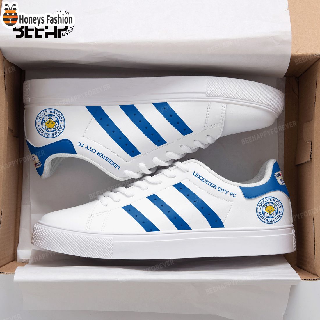 Leicester City FC EFL Adidas Stan Smith Trainers