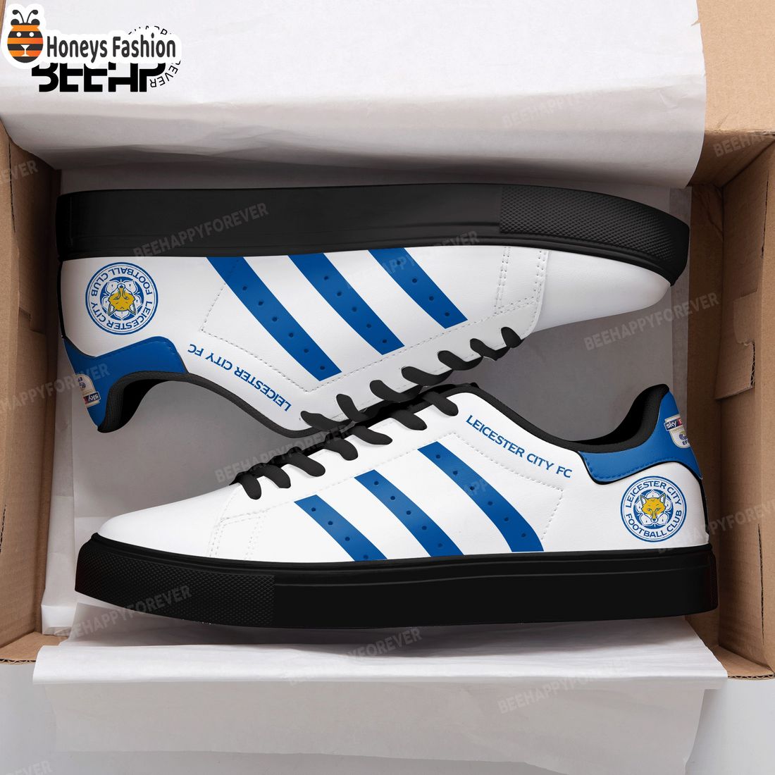 Leicester City FC EFL Adidas Stan Smith Trainers