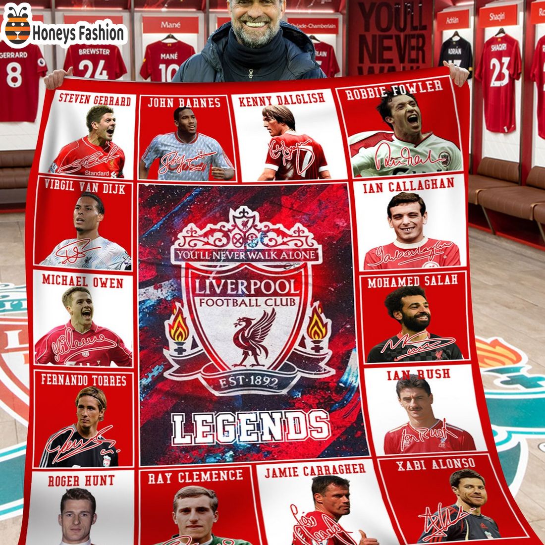 Liverpool Legends Fleece Blanket