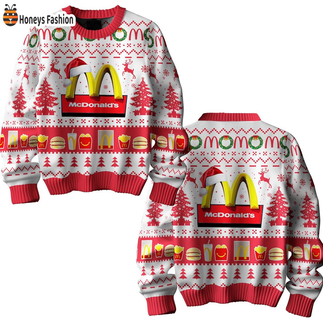 McDonald’s Fast Food Ugly Christmas Sweater