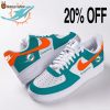 Miami Dolphins Air Force Custom Nike Air Force Sneaker