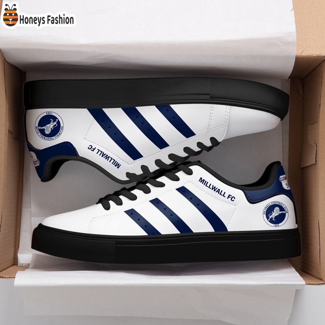 Millwall Lionesses EFL Adidas Custom Name Stan Smith Trainers