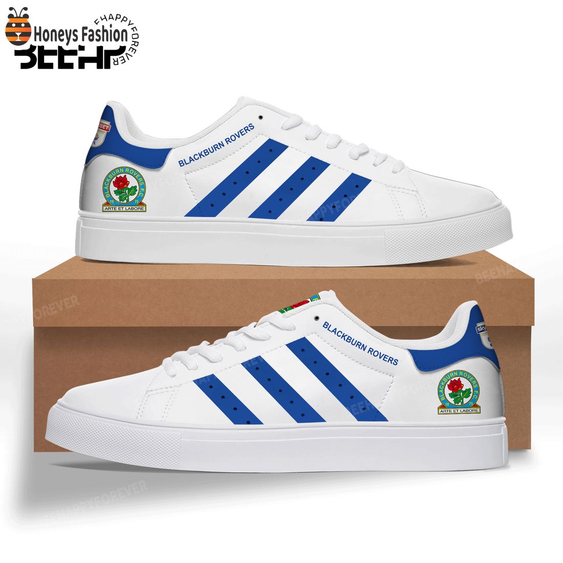 NEW  Blackburn Rovers Adidas Stan Smith Trainers