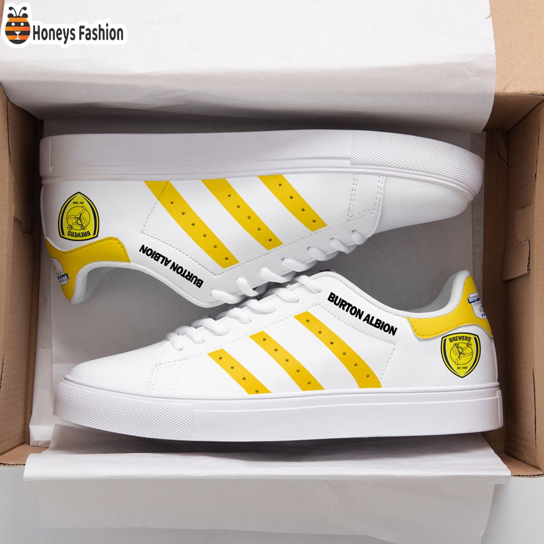 NEW  Burton Albion Adidas Stan Smith Trainers