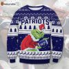 New England Patriots Grinch Ugly Christmas Sweater