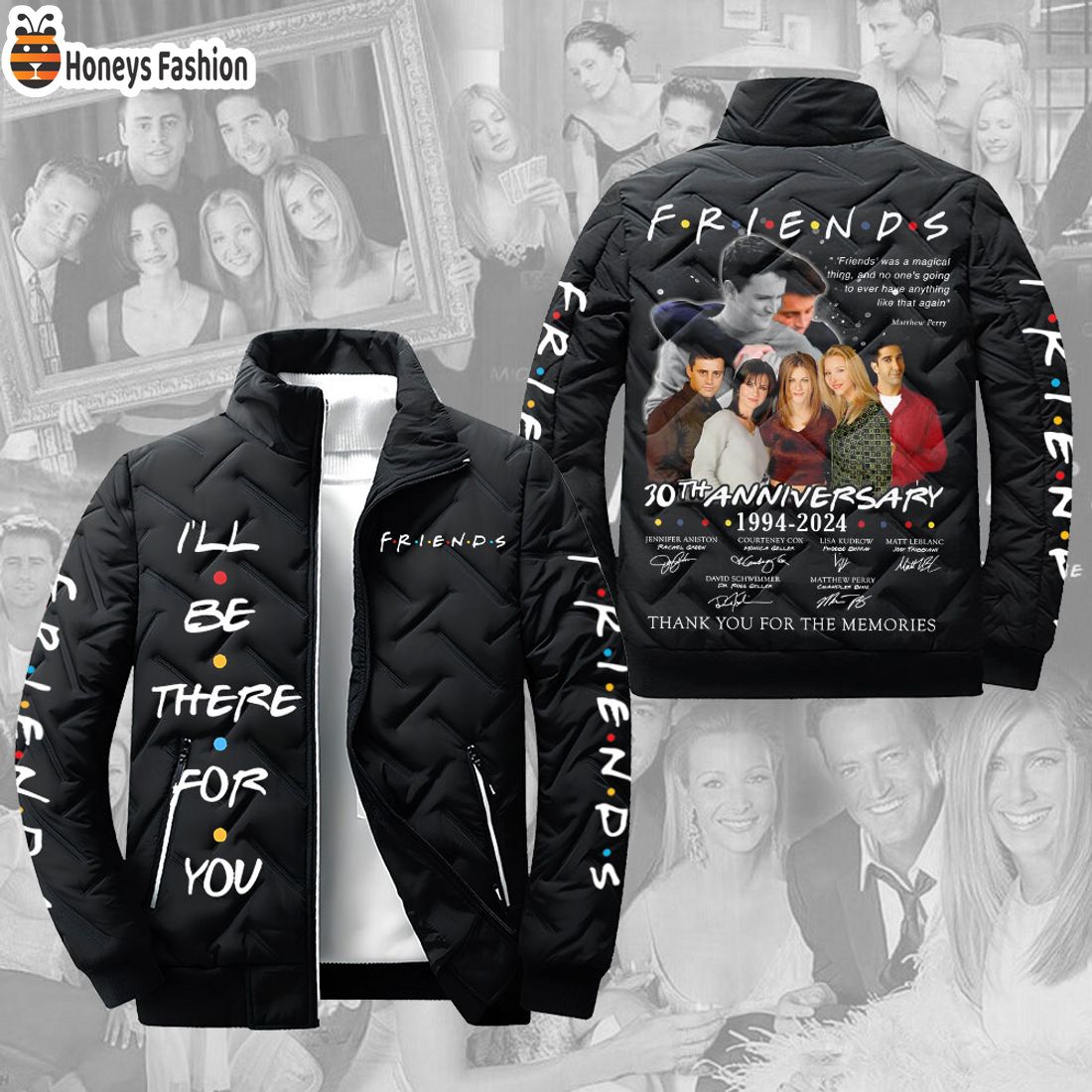 NEW Friends TV Show 30th Anniversary 1994 2024 2D Paddle Jacket