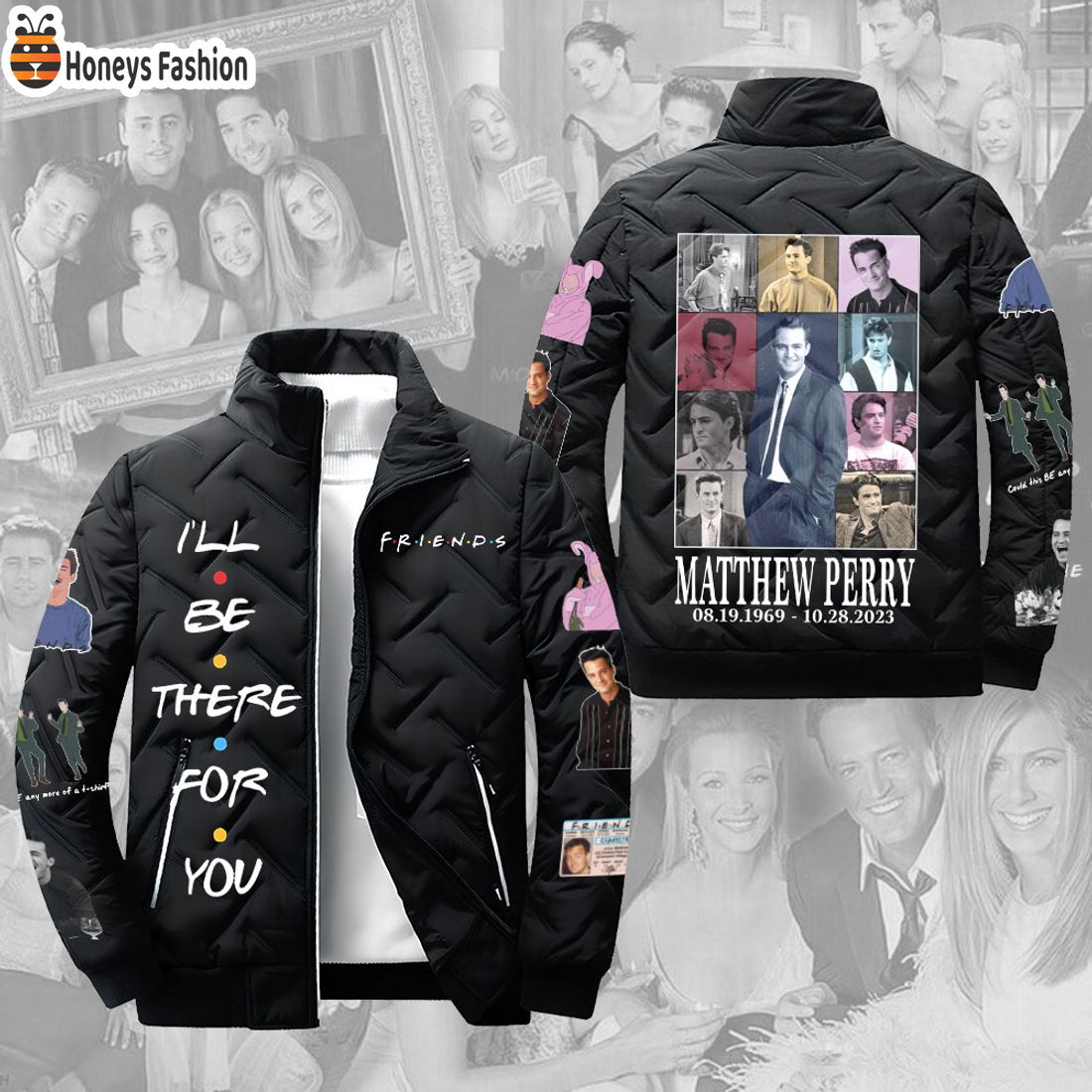 NEW Friends TV Show Matthew Perry I'll Be There For You 2D Paddle Jacket