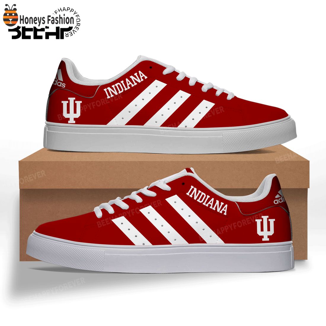 NEW  Indiana Hoosiers Adidas Stan Smith Trainers