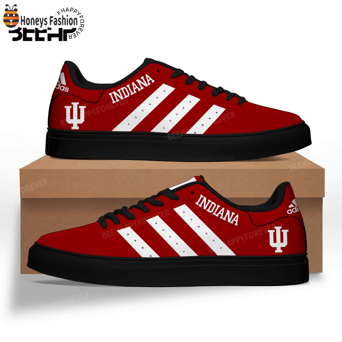 NEW  Indiana Hoosiers Adidas Stan Smith Trainers