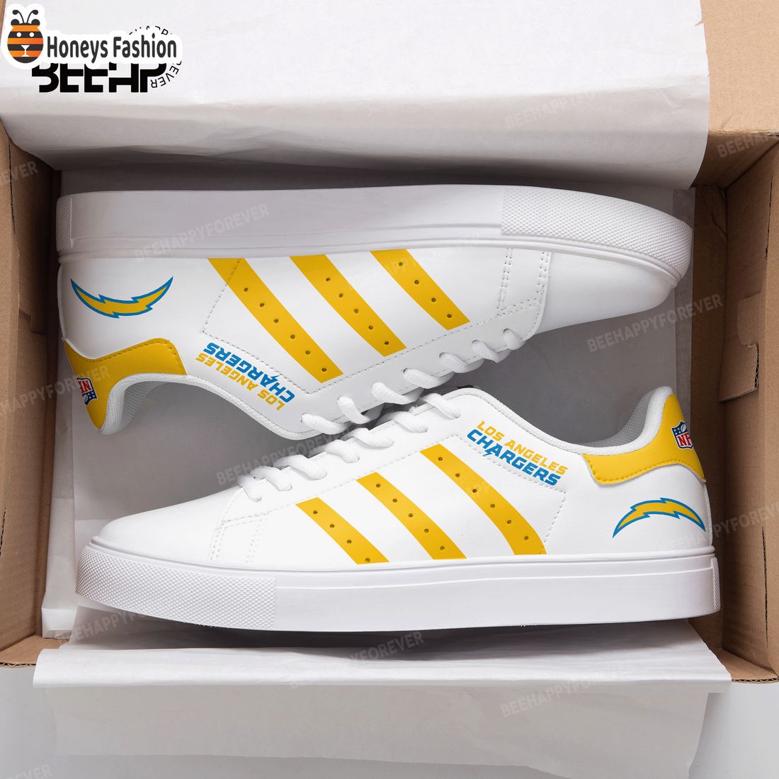 NEW  Los Angeles Chargers Adidas Stan Smith Trainers