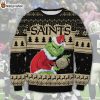 New Orleans Saints Grinch Ugly Christmas Sweater