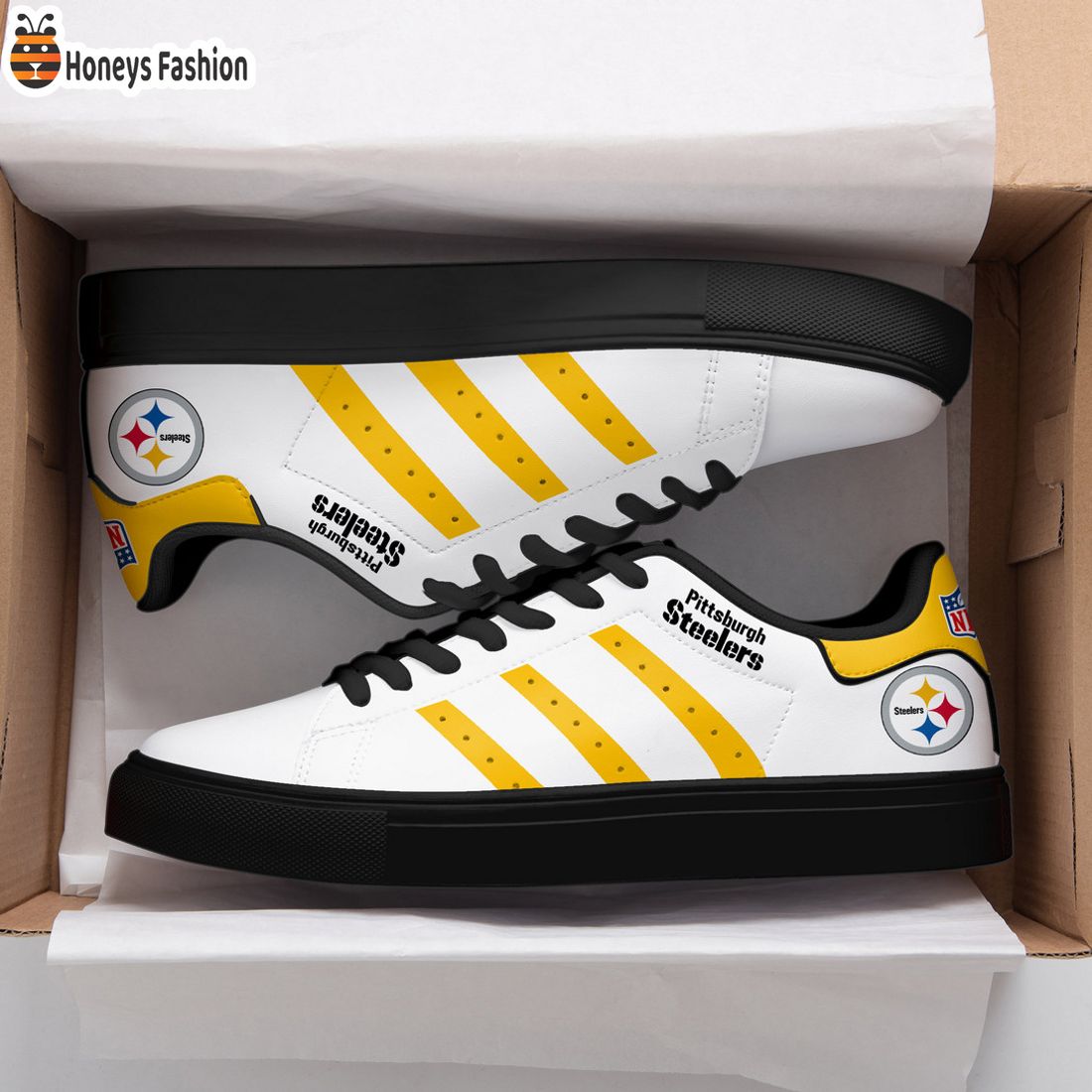 NEW  Pittsburgh Steelers Adidas Stan Smith Trainers