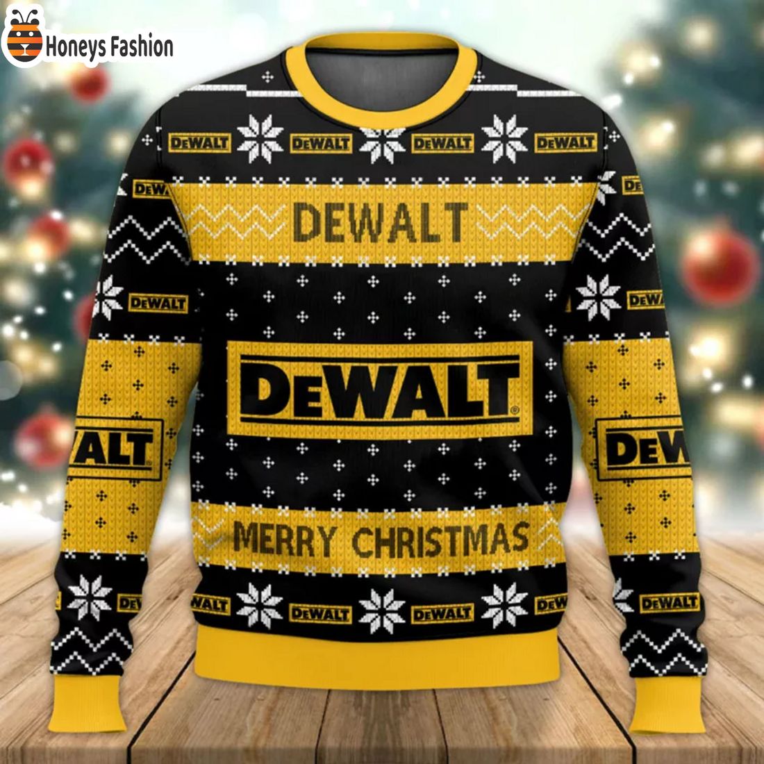 NEW Power Tools Dewalt Merry Christmas Ugly Sweater