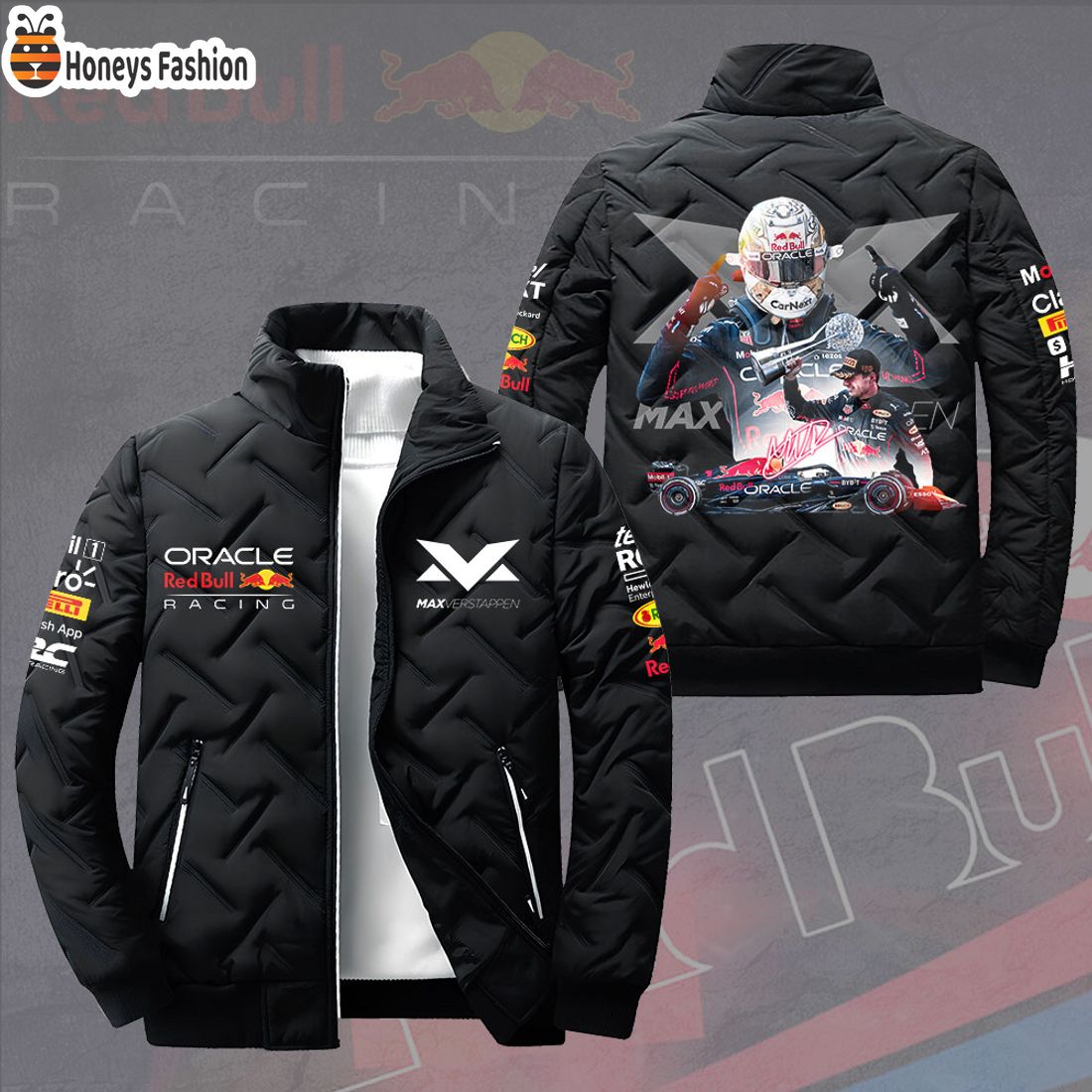 NEW Red Bull Racing F1 Oracle 2D Paddle Jacket