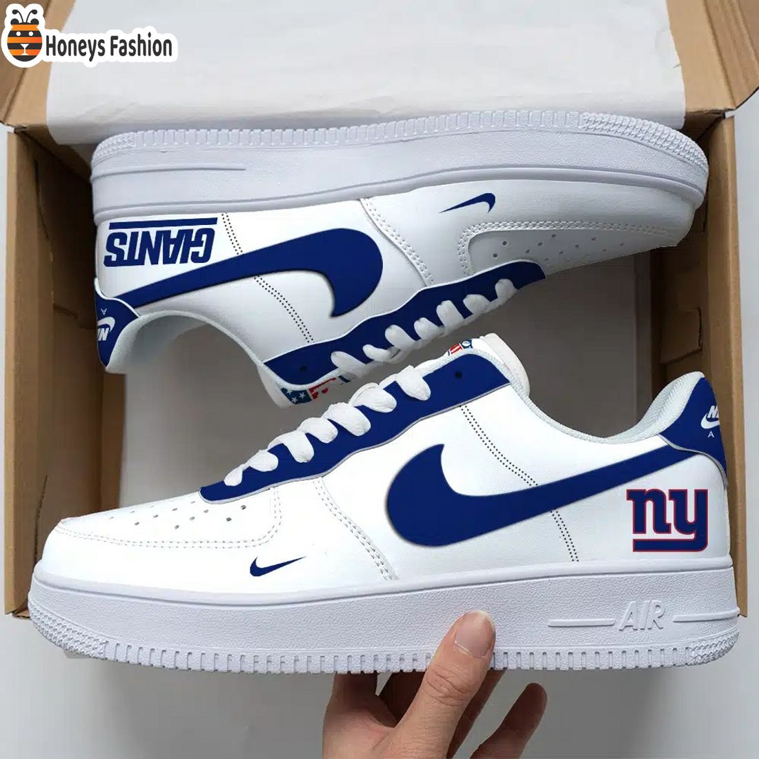 New York Giants NFL Air Force Custom Nike Air Force Sneaker