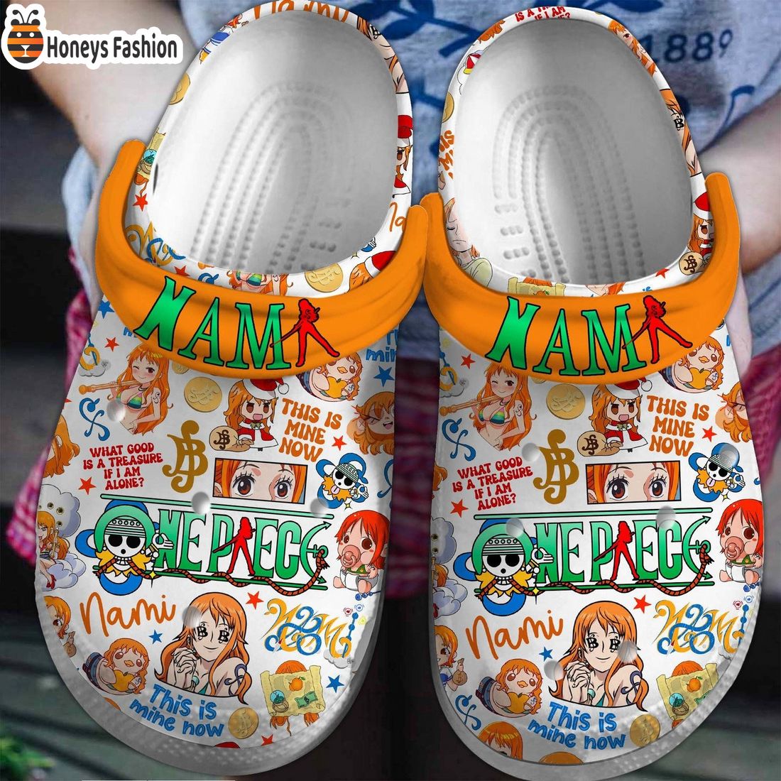 One Piece Nami Crocs Clog Shoes