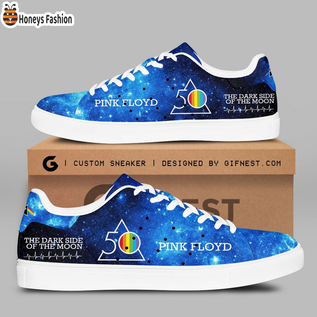 Pink Floyd The Dark Side of the Moon Stan Smith Adidas Shoes