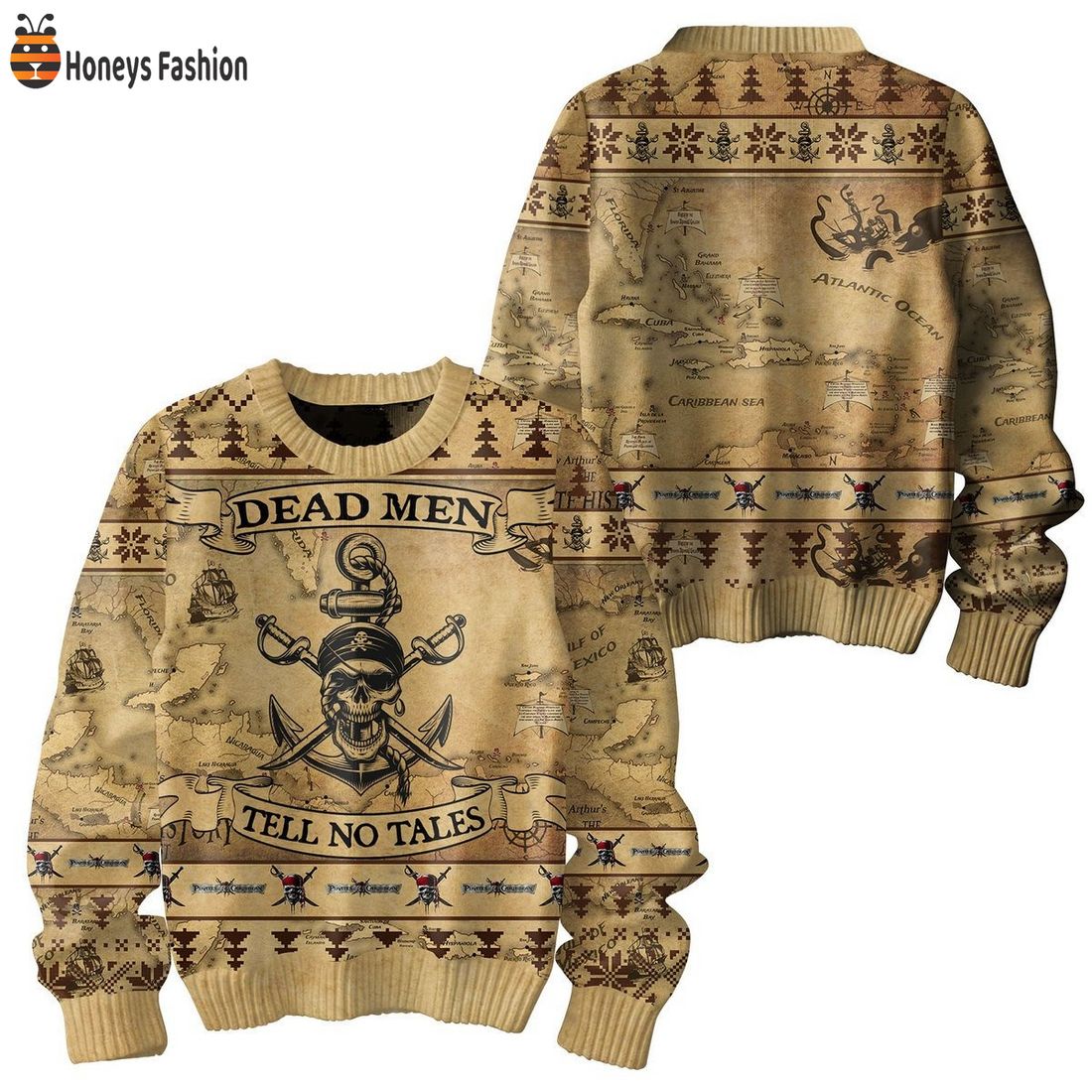 Pirates of the Caribbean Dead Men Tell No Tales Ugly Christmas Sweater