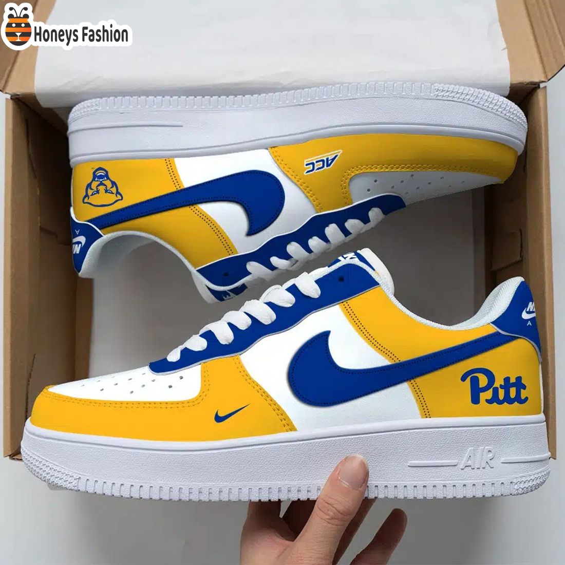 Pittsburgh Panthers Air Force Custom Nike Air Force Sneaker