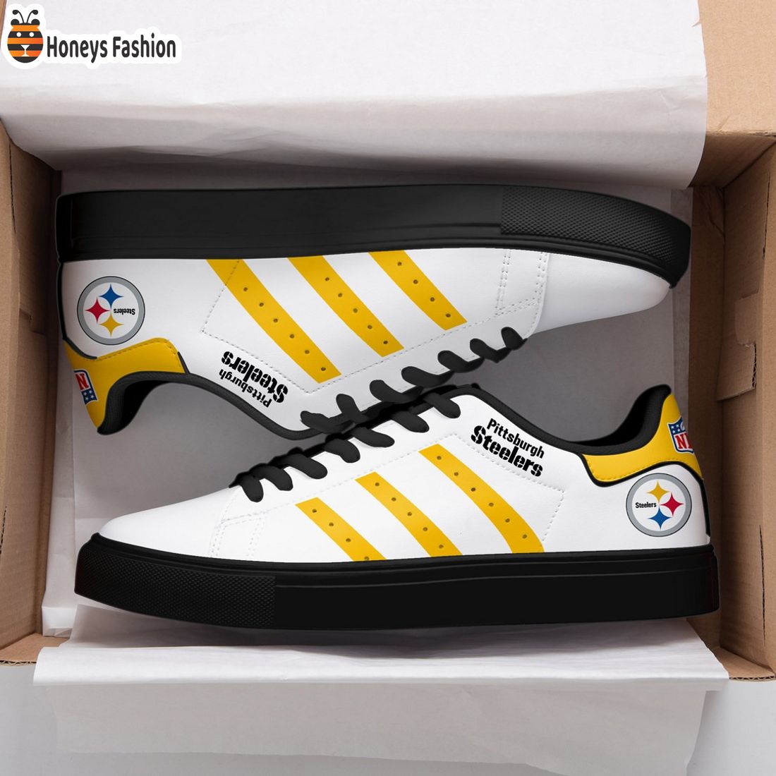 Pittsburgh Steelers NFL Adidas Stan Smith Trainers