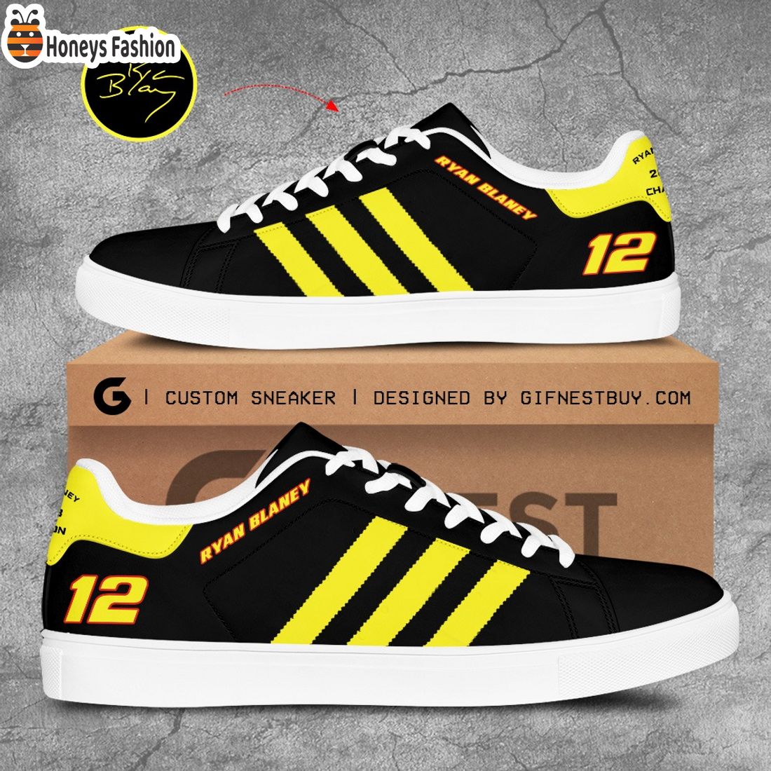 Ryan Blaney Team Penske Stan Smith Adidas Shoes