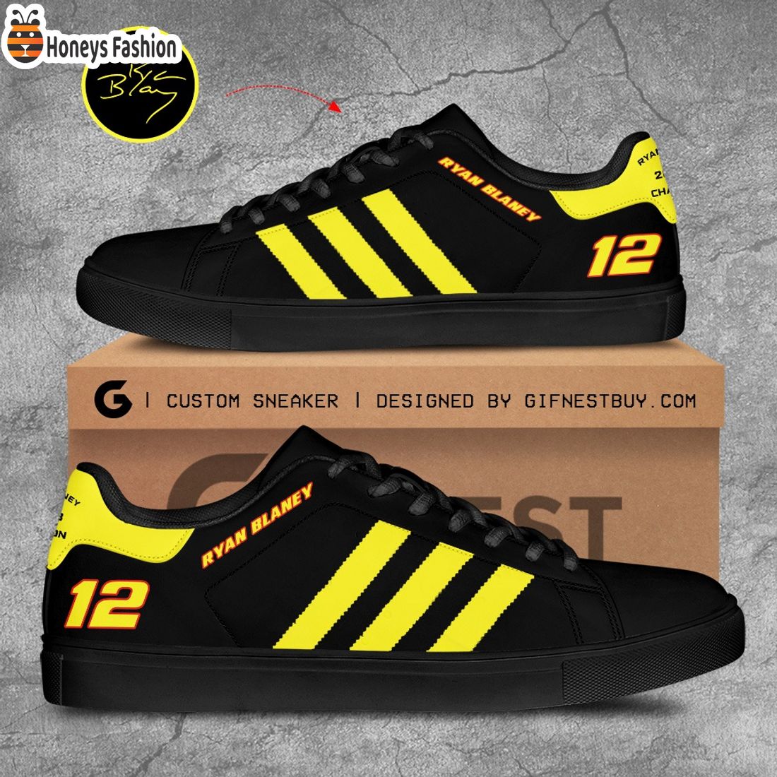 Ryan Blaney Team Penske Stan Smith Adidas Shoes