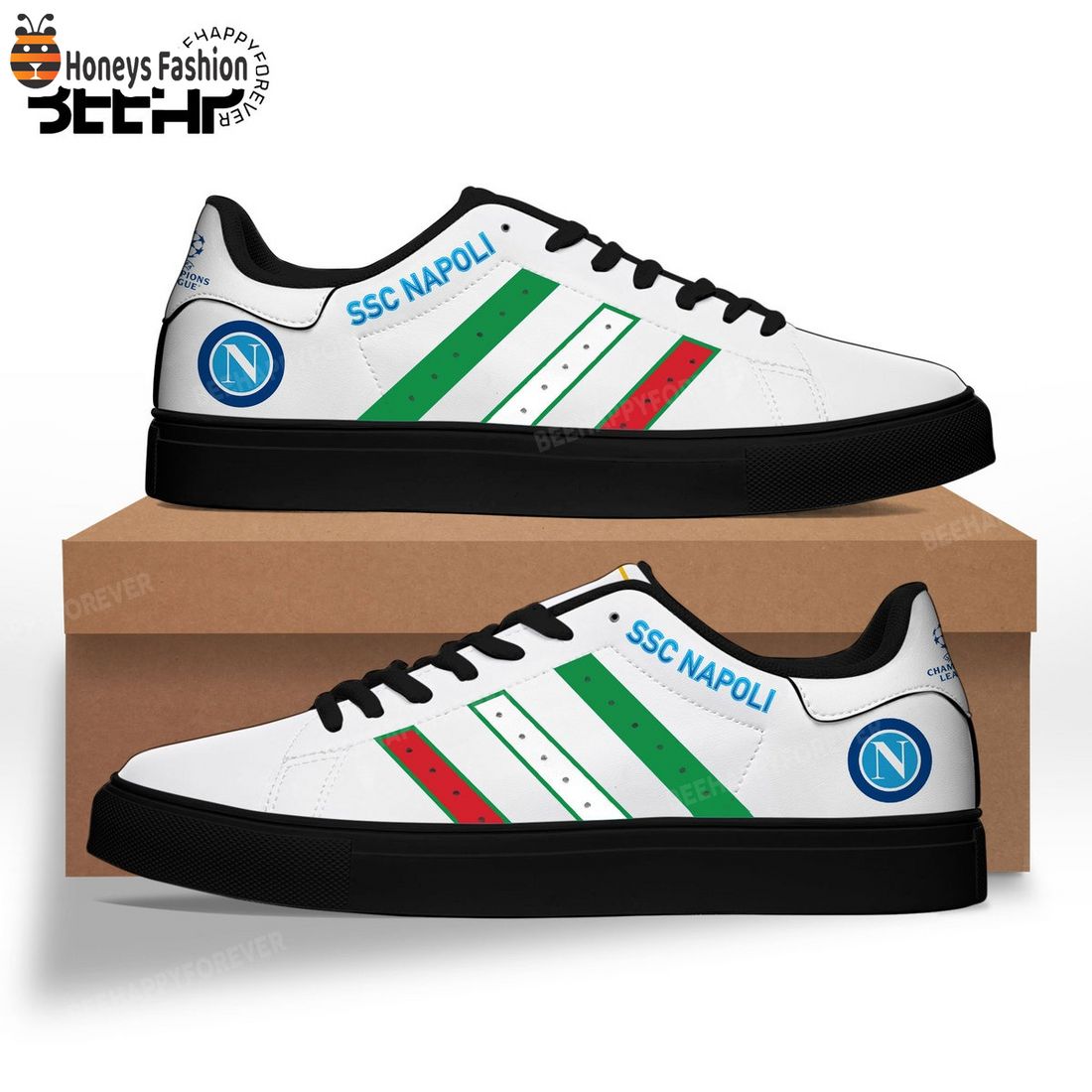 S.S.C. Napoli Serie A Adidas Stan Smith Trainers