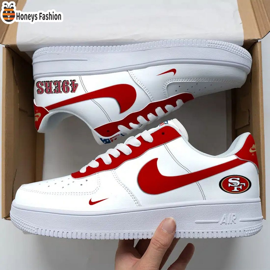 San Francisco 49ers NFL Air Force Custom Nike Air Force Sneaker