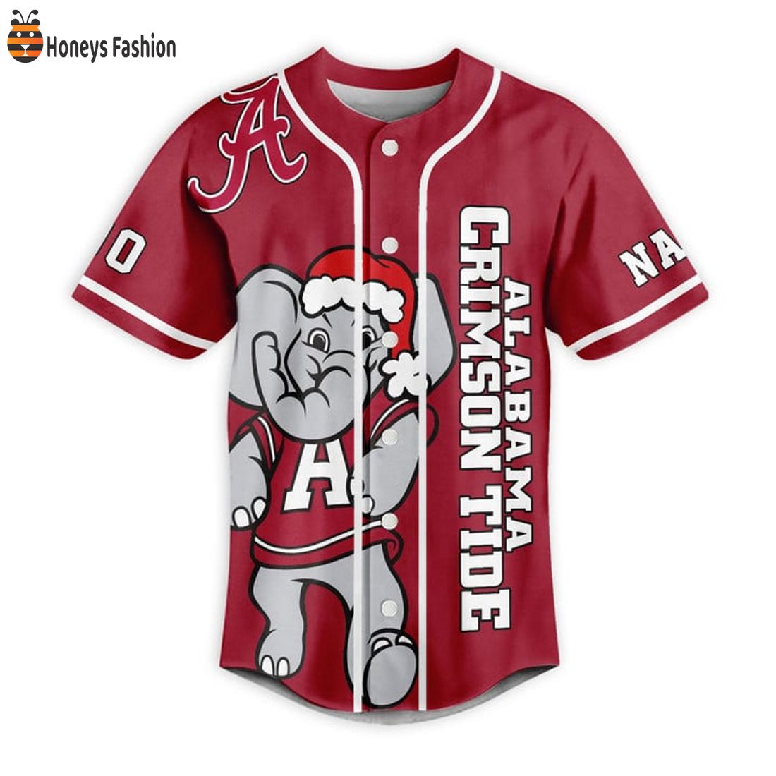 SELLER Alabama Crimson Tide Have A Roll Tide Personalized Name Number Baseball Jersey