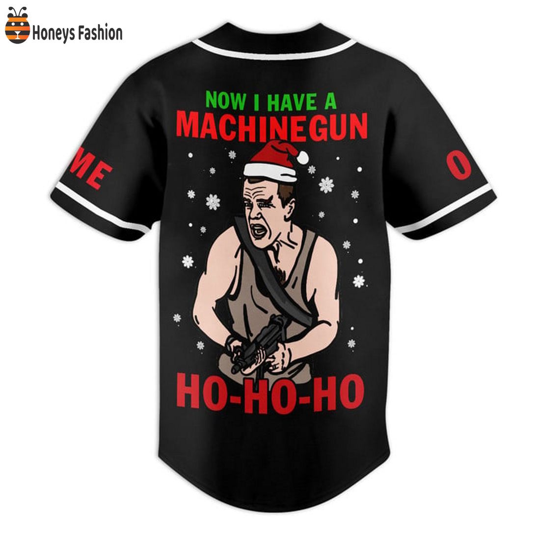 SELLER Die Hard Now I Have A Machinegun Personalized Name Number Baseball Jersey