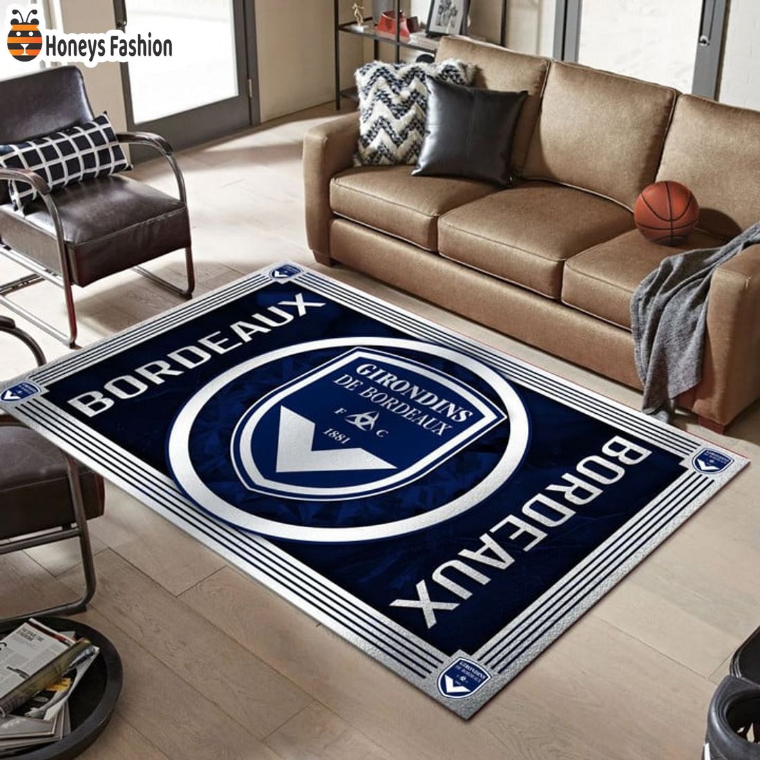 SELLER Girondins de Bordeaux Tapis