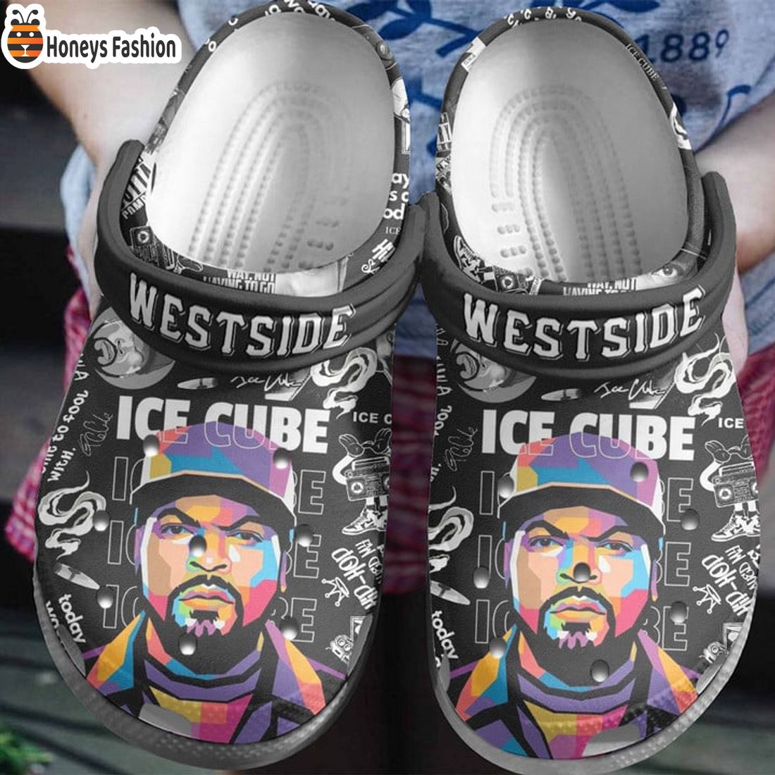 SELLER Ice Cube Westside Fleece Crocs Clog Shoes
