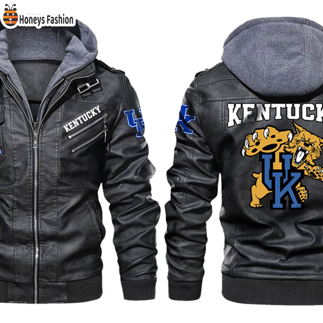 SELLER Kentucky Wildcats NCAA Leather Jacket