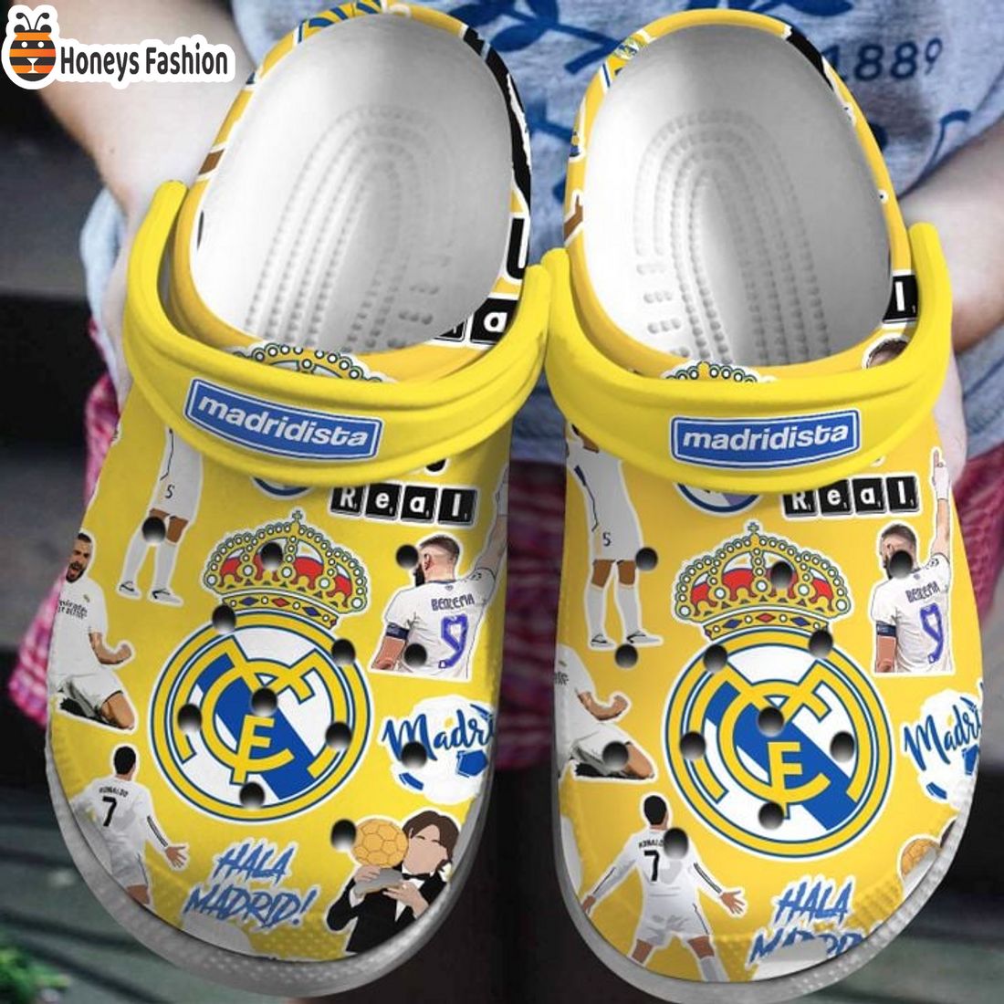 SELLER Madridista Real Madrid Crocs Clog Shoes