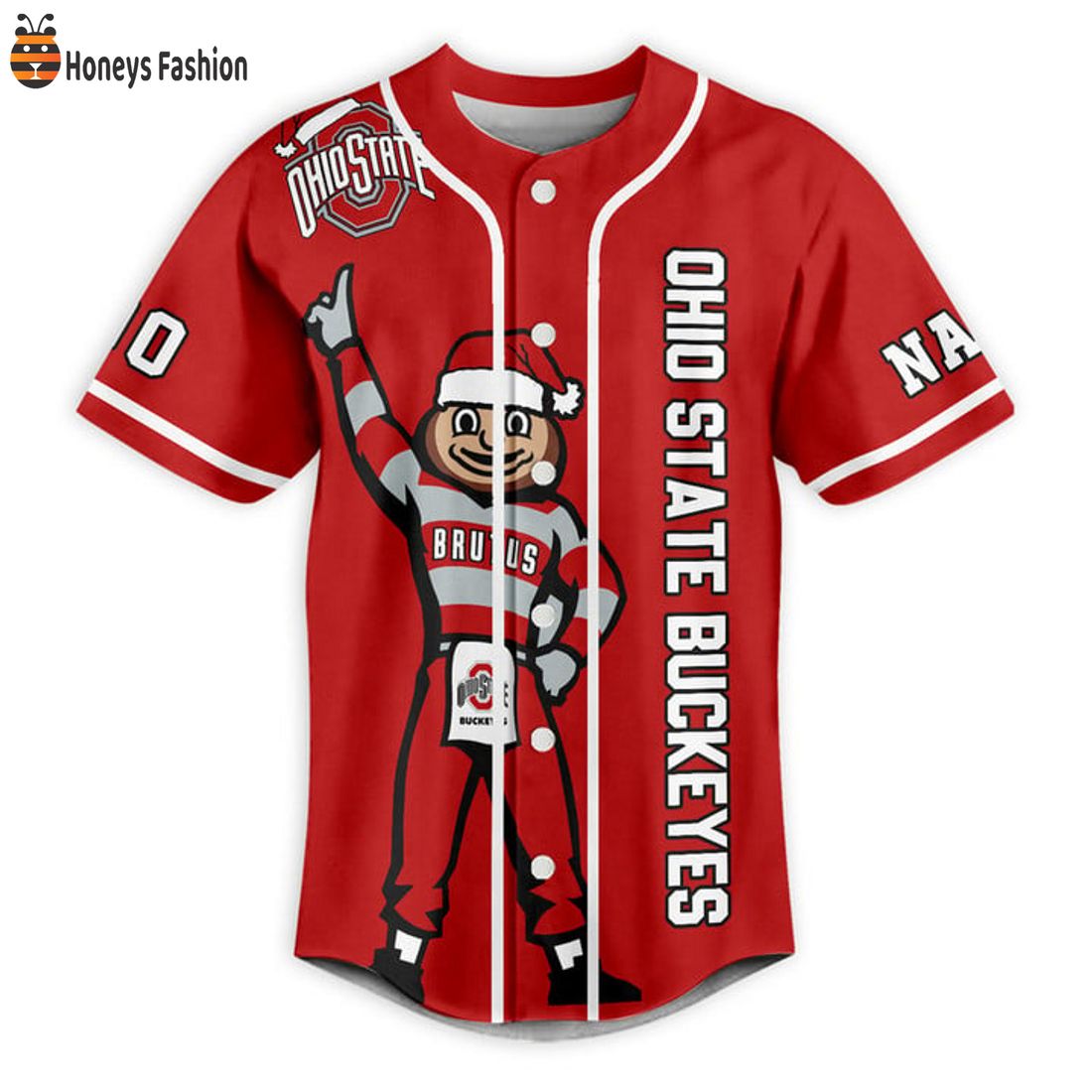 SELLER Ohio State Buckeyes Is A Championship Personalized Name Number Baseball Jersey
