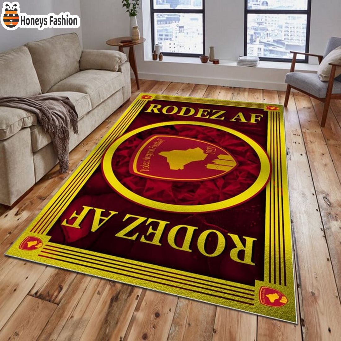 SELLER Rodez Aveyron Football Tapis