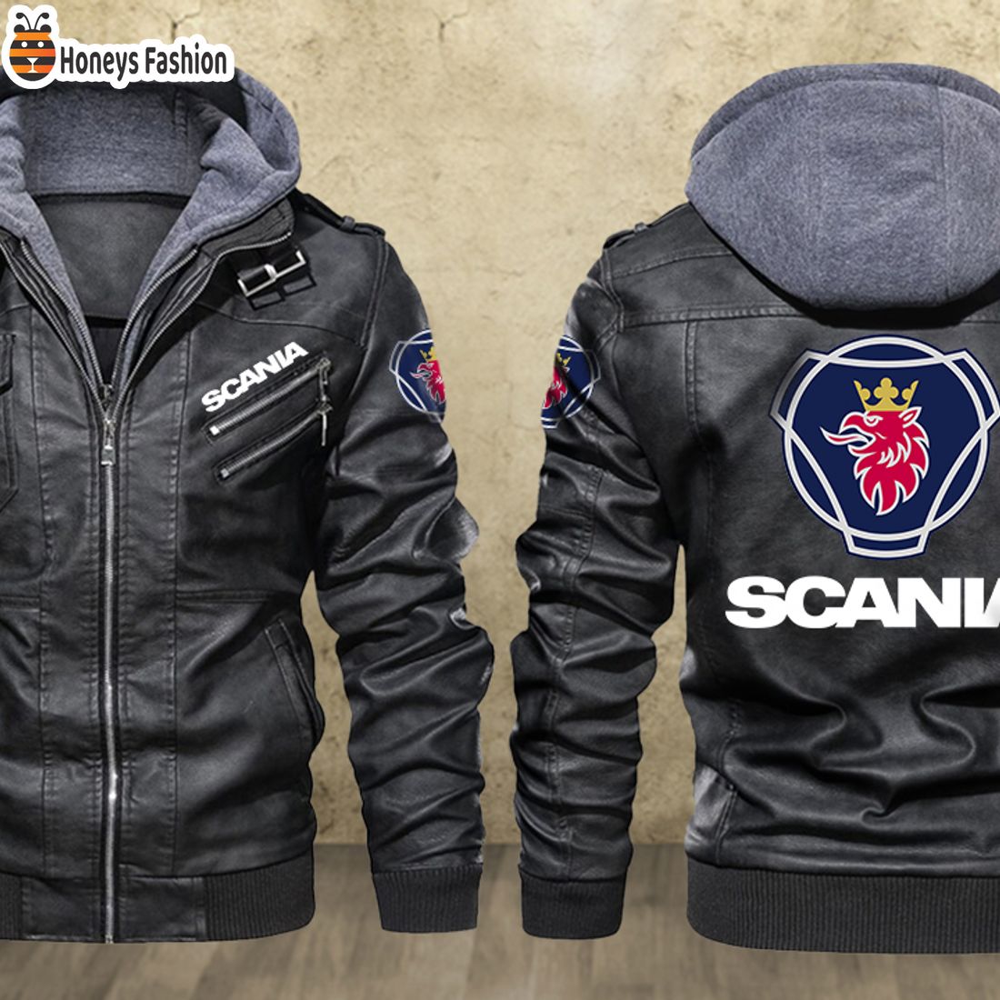 SELLER Scania AB Leather Jacket