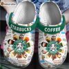 SELLER Starbucks I Need My Coffee Fleece Crocs Clog Shoes