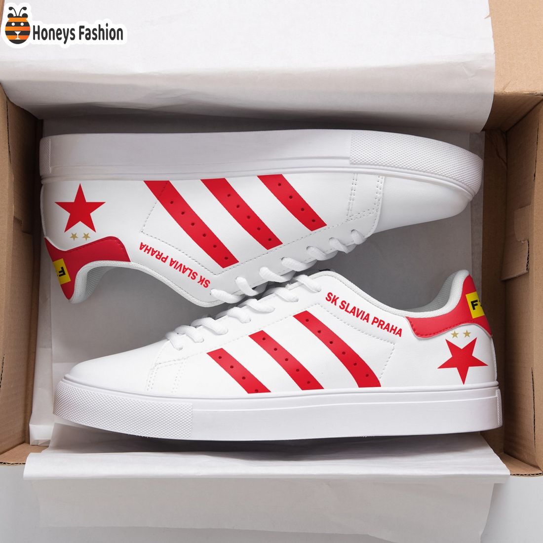 SK Slavia Praha Adidas Stan Smith Trainers