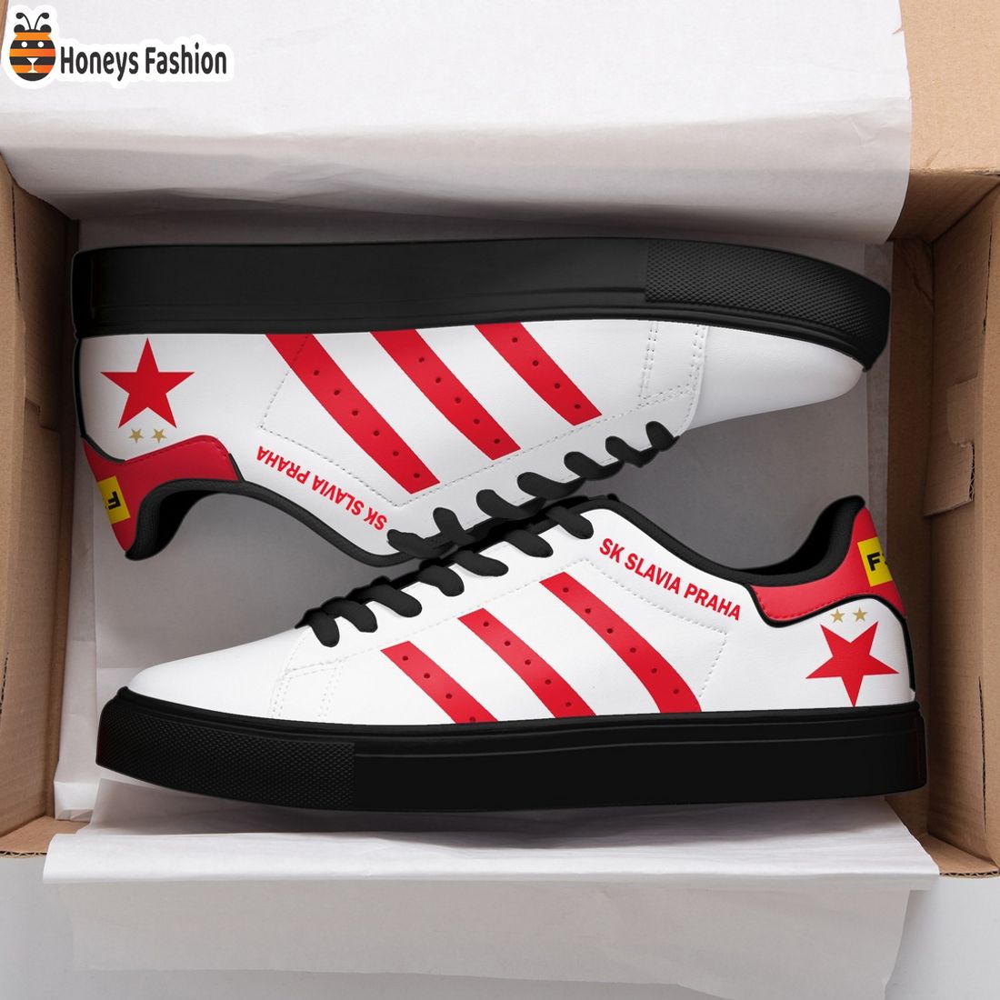 SK Slavia Praha Adidas Stan Smith Trainers