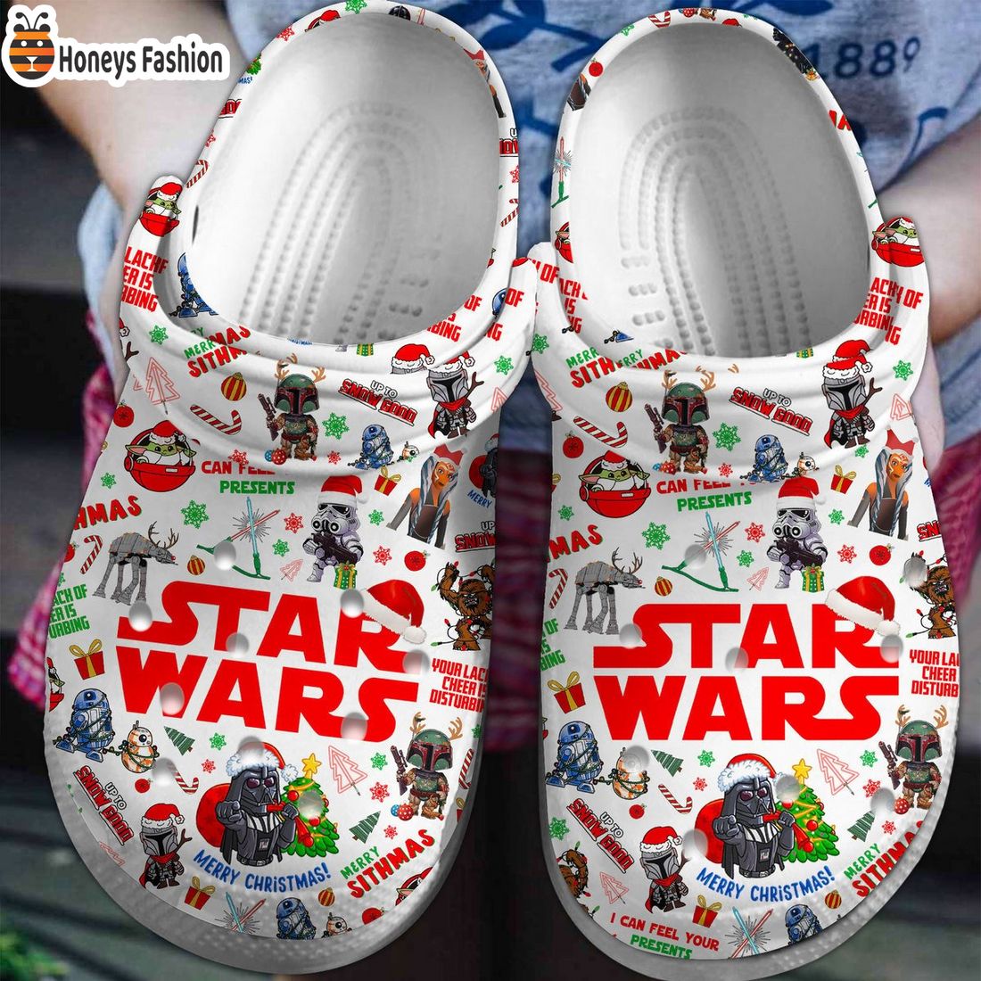 Star Wars Up To Snow Good Christmas Crocs Clog Shoes