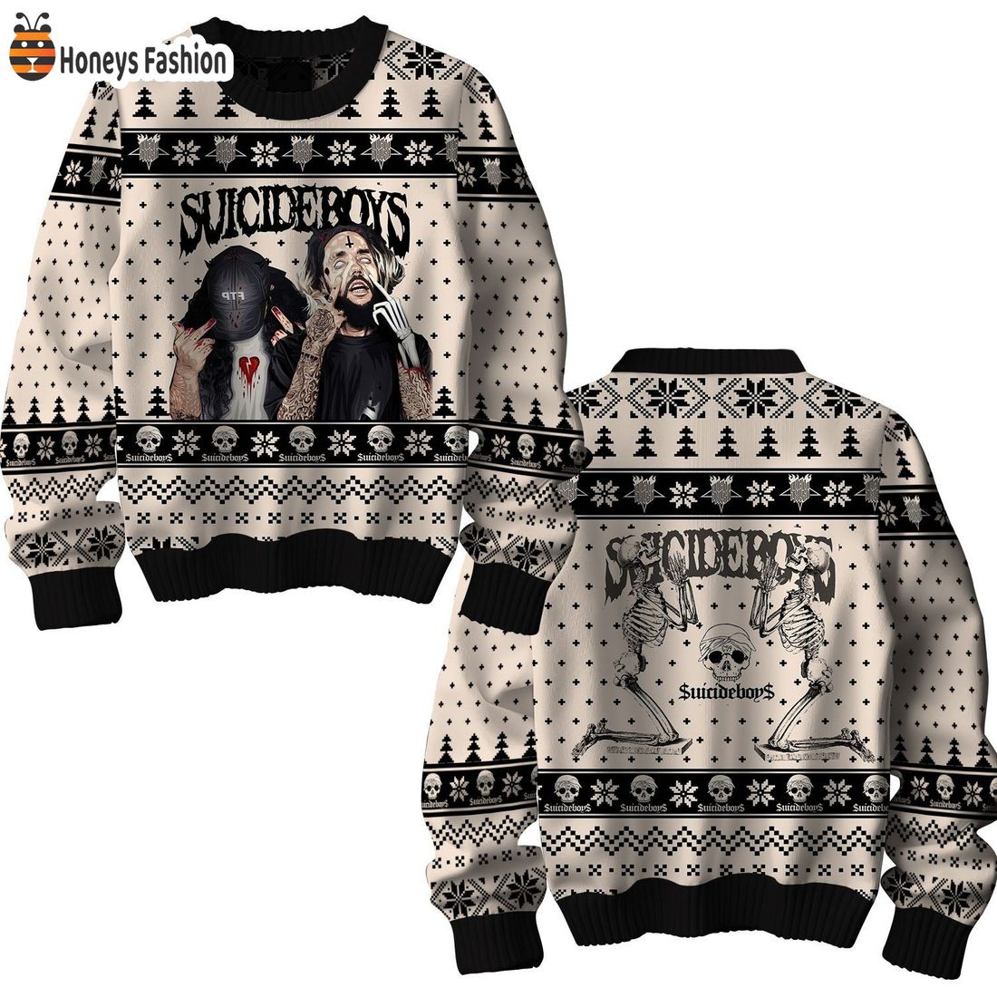 Suicideboys Hip Hop Duo Ugly Christmas Sweater