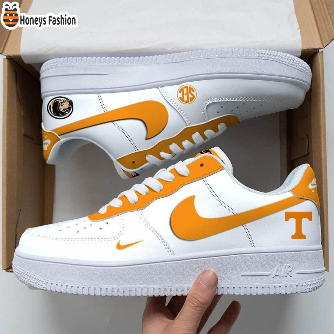 Tennessee Titans Air Force Custom Nike Air Force Sneaker