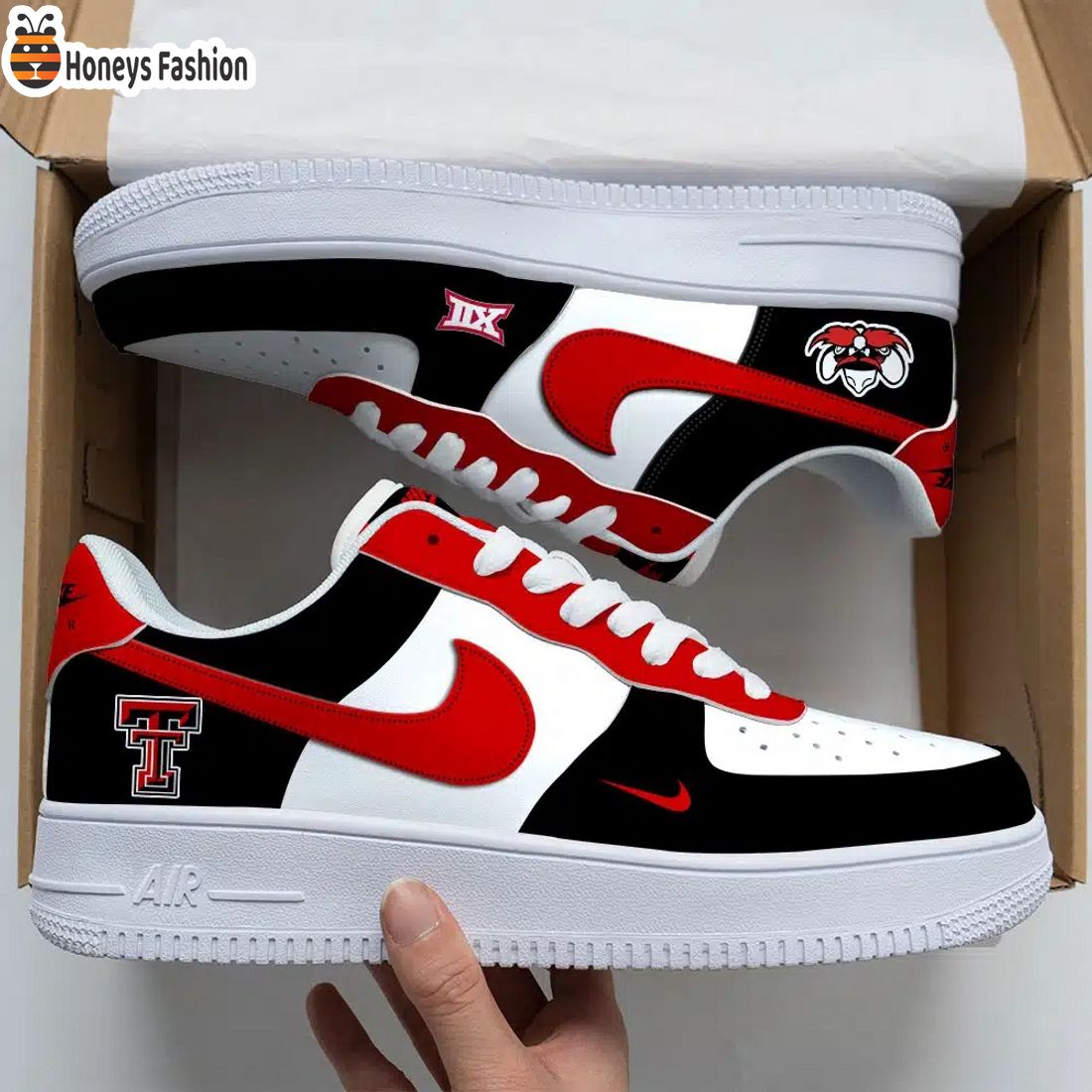 Texas Tech Red Raiders Air Force Custom Nike Air Force Sneaker