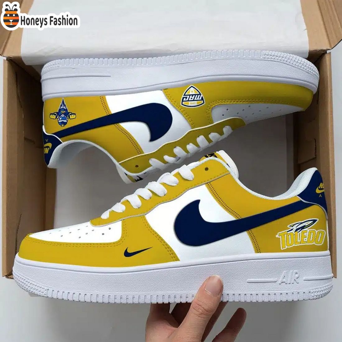 Toledo Rockets NCAA Air Force Custom Nike Air Force Sneaker