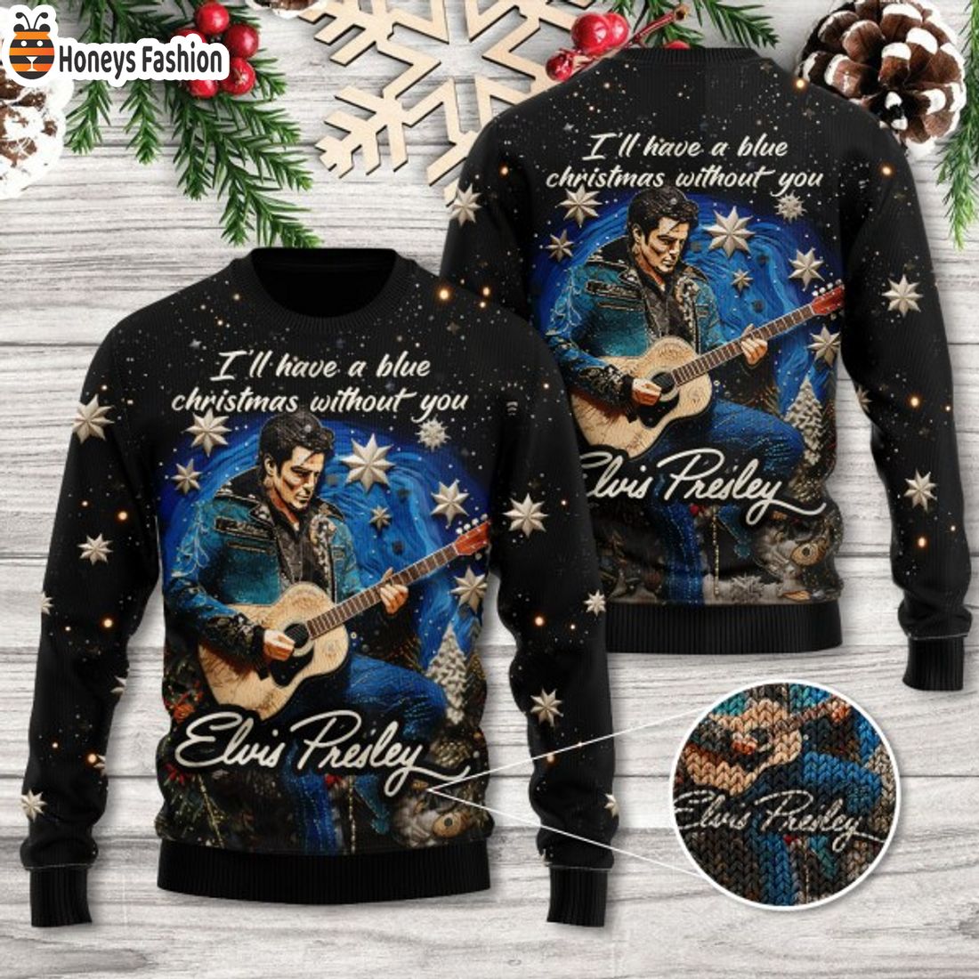 TOP Elvis Presley I’ll Have A Blue Ugly Christmas Sweater